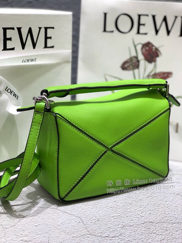 LOEWE爆款包包 羅意威迷你mini puzzle幾何拼接手提斜挎包 10173  tcl1171